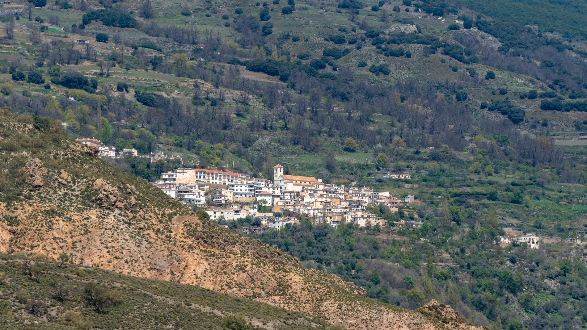 Mecina bombarón, en Alpujarra de la Sierra (Granada)