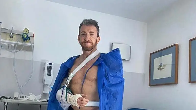 Pablo Motos operado de urgencia tras romperse el tríceps: "Vaya susto" 