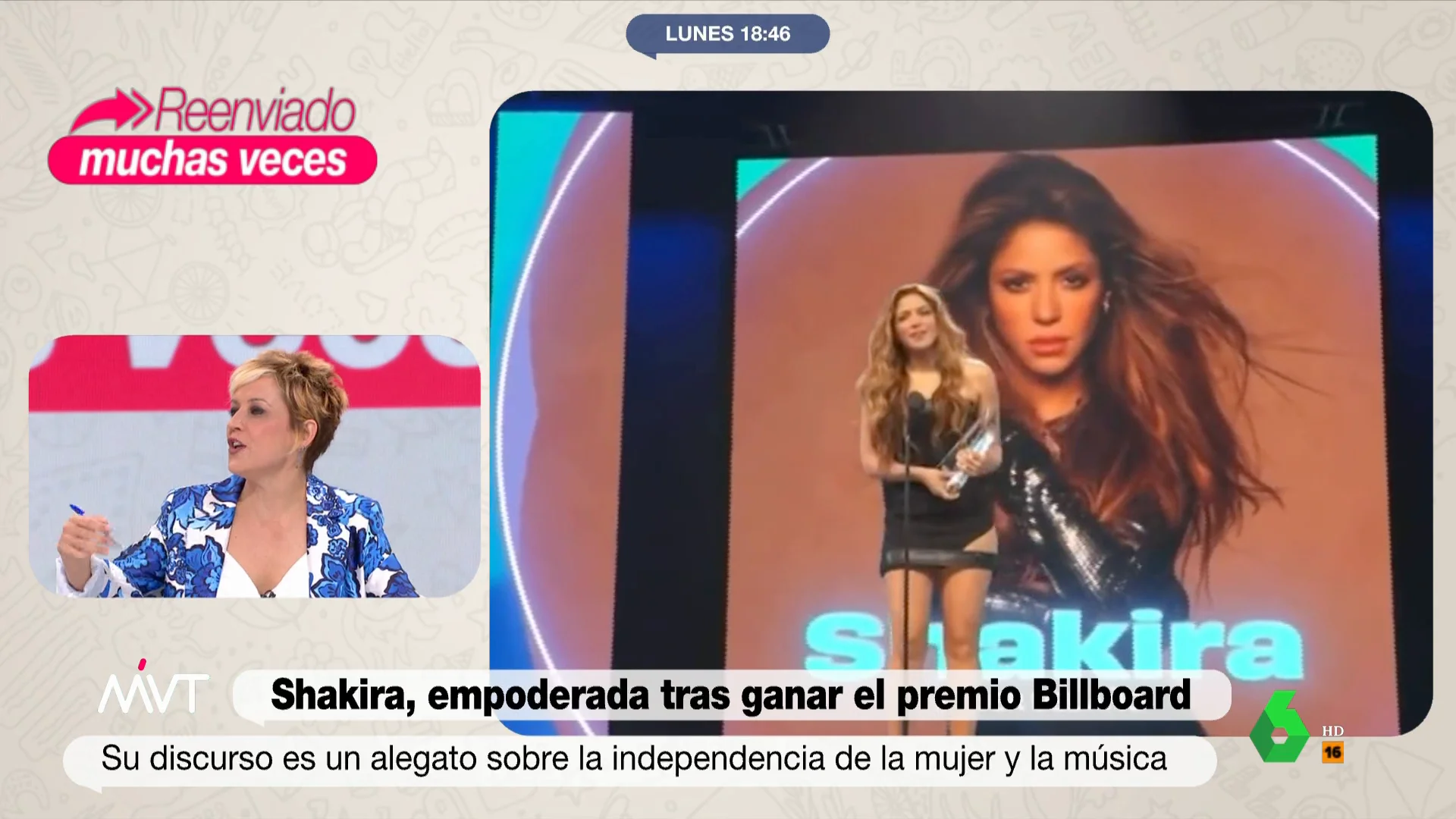 "Entiendo que expresarlo públicamente te ayuda, pero hombre ya", comenta Cristina Pardo en este vídeo de Más Vale Tarde, donde analizan el discurso empoderador de Shakira en el que afirmaba que "ya no importa tanto si alguien te es fiel o no".