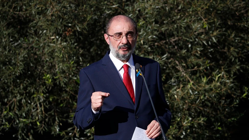 Javier Lambán, presidente de Aragón