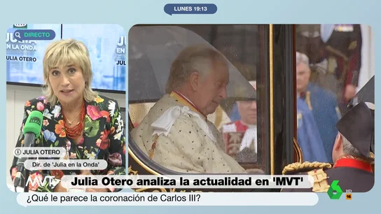 Julia Otero, sobre los polémicos gestos de Carlos III: "Tendrá que domesticarse a sí mismo" Julia Otero, sobre los polémicos gestos de Carlos III: "Tendrá que domesticarse a sí mismo"