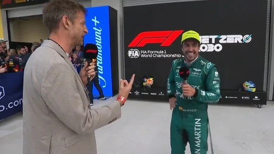 El halago supremo de Button a Fernando Alonso que recuerda la 'mala suerte' del bicampeón El halago supremo de Button a Fernando Alonso que recuerda la 'mala suerte' del bicampeón