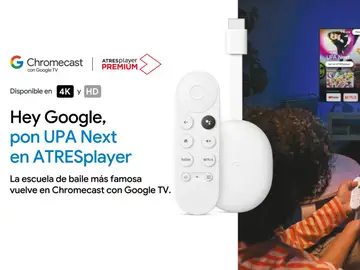 Consigue un mes de suscripción gratis a Atresplayer gracias a Google Chromecast y UPA Next 