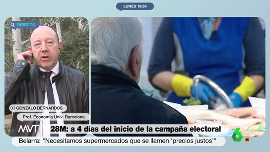 Gonzalo Bernardos, tajante sobre la propuesta de Ione Belarra de crear un supermercado público: "Es una tontería" Gonzalo Bernardos, tajante sobre la propuesta de Ione Belarra de crear un supermercado público: "Es una tontería"