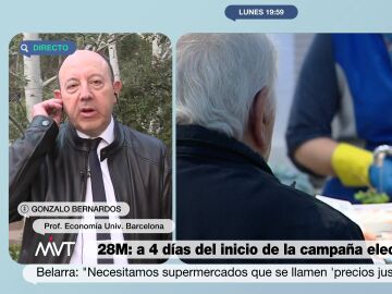 Gonzalo Bernardos, tajante sobre la propuesta de Ione Belarra de crear un supermercado público: "Es una tontería"