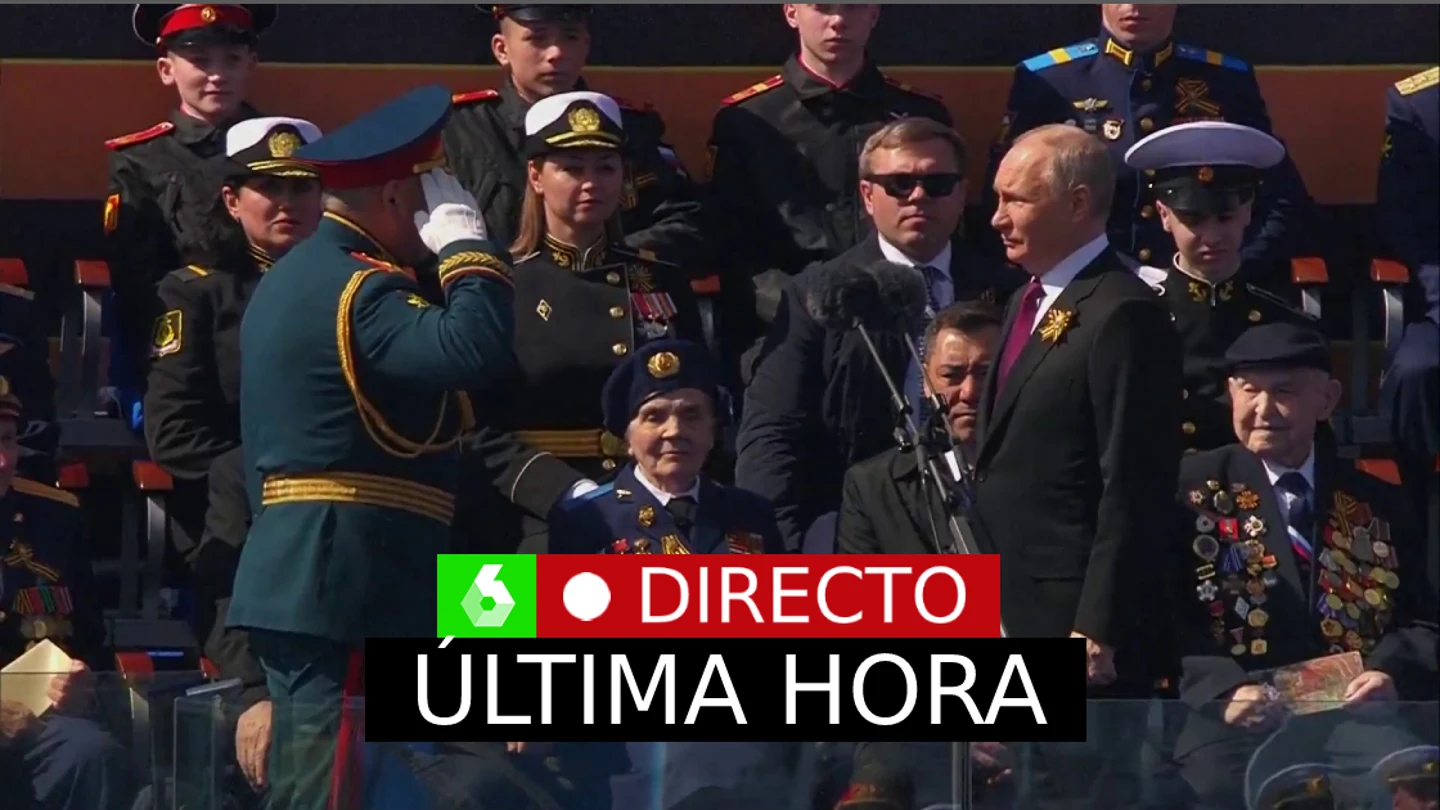 Vladímir Putin, durante el desfile del Día de la Victoria en la Plaza Roja de Moscú Vladímir Putin, durante el desfile del Día de la Victoria en la Plaza Roja de Moscú