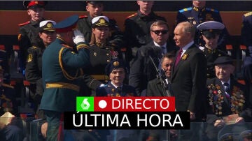 Vladímir Putin, durante el desfile del Día de la Victoria en la Plaza Roja de Moscú