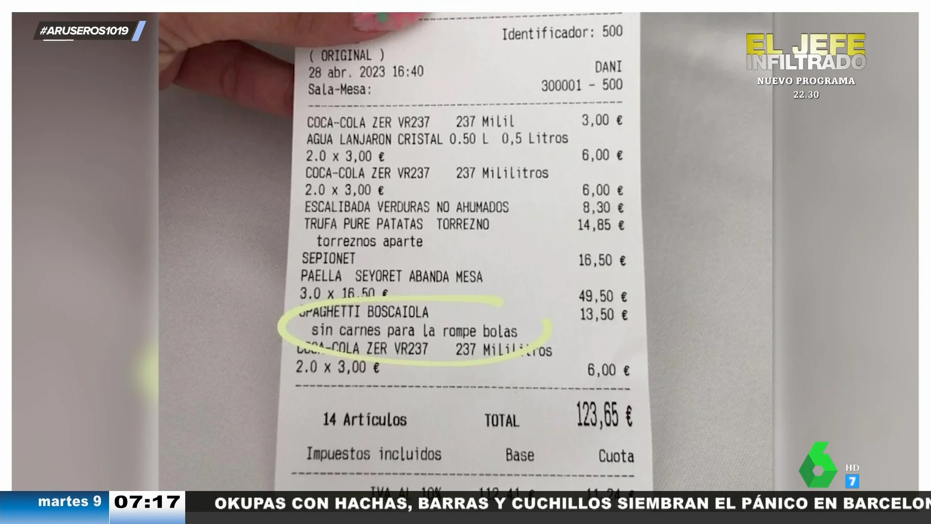 Ser "un pesado" o "un broncas" en un restaurante tiene consecuencias: todo queda reflejado en la base de datos