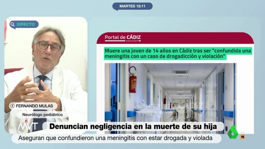 ¿Cómo se puede confundir una meningitis con estar drogado? Un neurólogo da las claves ¿Cómo se puede confundir una meningitis con estar drogado? Un neurólogo da las claves
