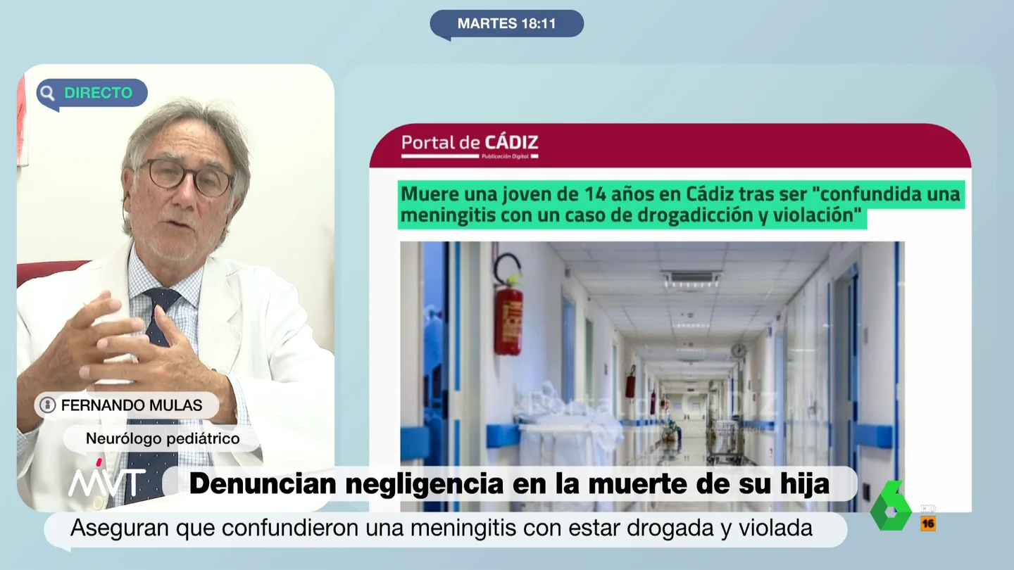 ¿Cómo se puede confundir una meningitis con estar drogado? Un neurólogo da las claves ¿Cómo se puede confundir una meningitis con estar drogado? Un neurólogo da las claves
