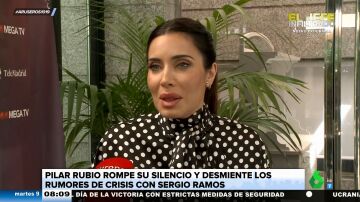 Pilar Rubio, de su supuesta crisis con Sergio Ramos: "Es como si se inventan que soy traficante de armas"
