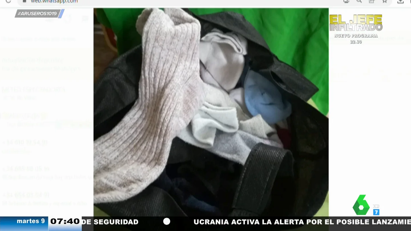 Aruser@s celebra el Día Mundial de los calcetines perdidos: "Muchos son viudos, solteros o divorciados" Aruser@s celebra el Día Mundial de los calcetines perdidos: "Muchos son viudos, solteros o divorciados"