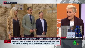 Juanma Romero, sobre el plan de Juanma Moreno para Doñana: "Se está equivocando con esta estrategia"