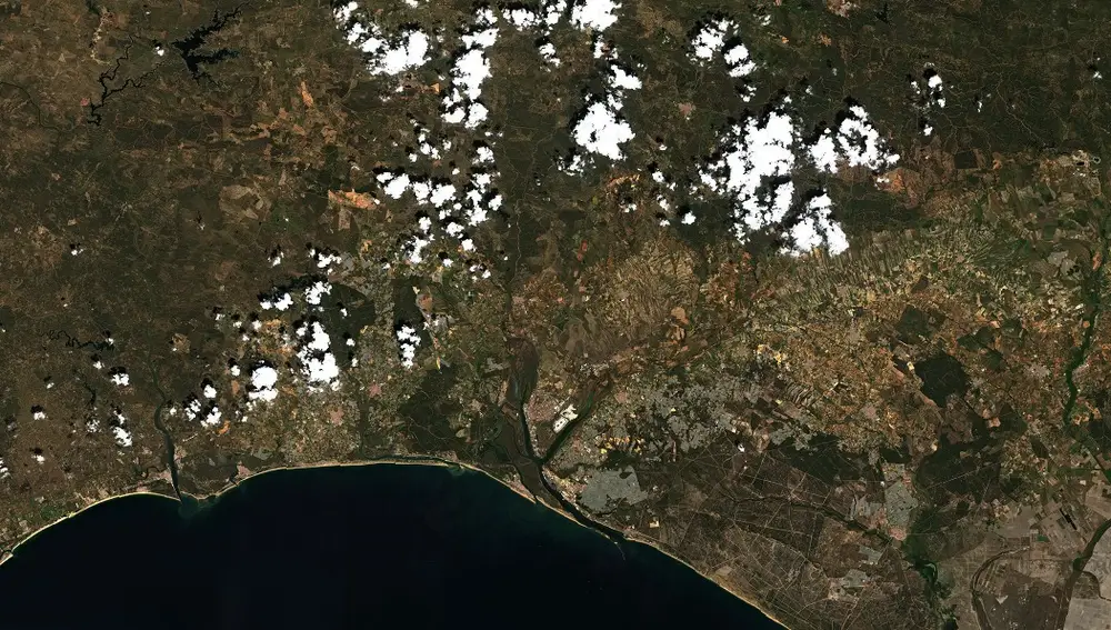 Vista satelital de Huelva/10-05-2022