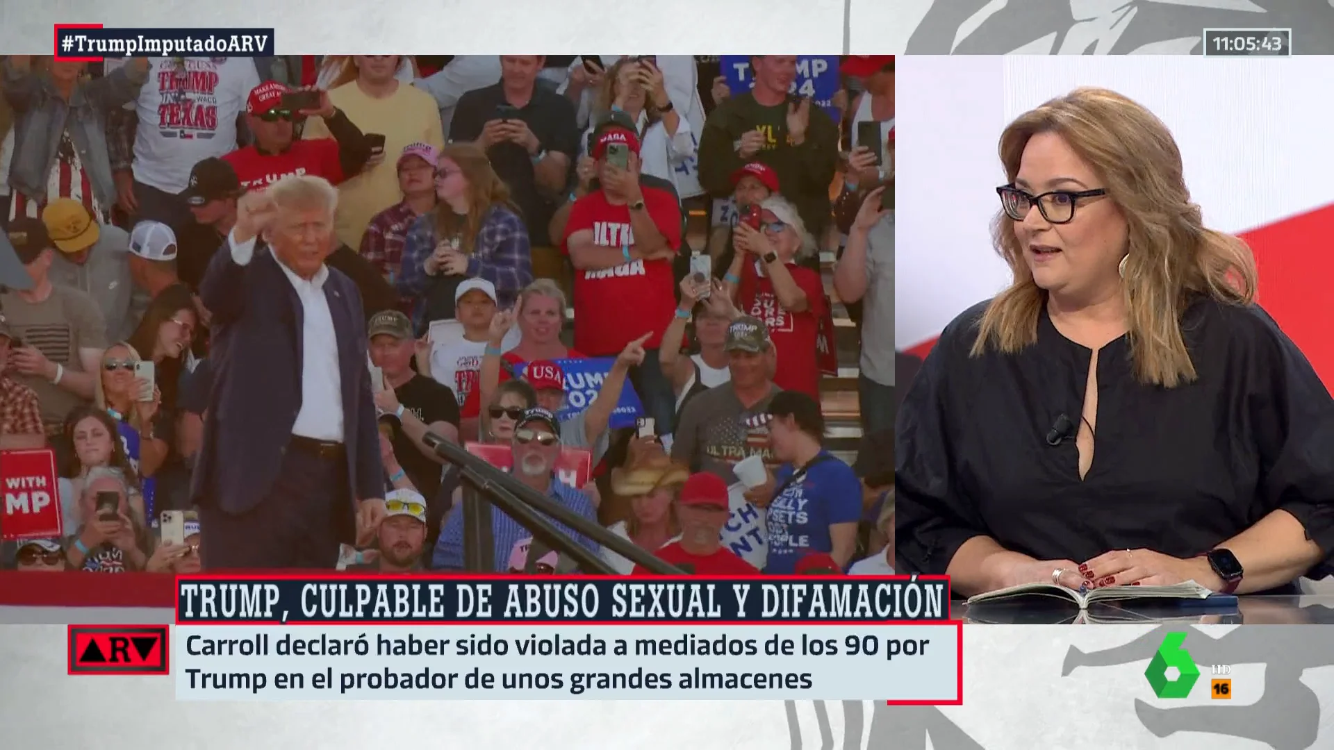 ¿Podría quedar Trump inhabilitado para las elecciones tras ser condenado por abuso sexual? Ruth Ferrero responde