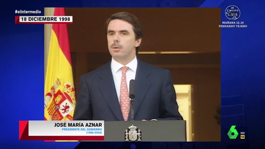 Así defendía Aznar que ETA dejara las armas e hicieran política desde las instituciones Así defendía Aznar que ETA dejara las armas e hicieran política desde las instituciones
