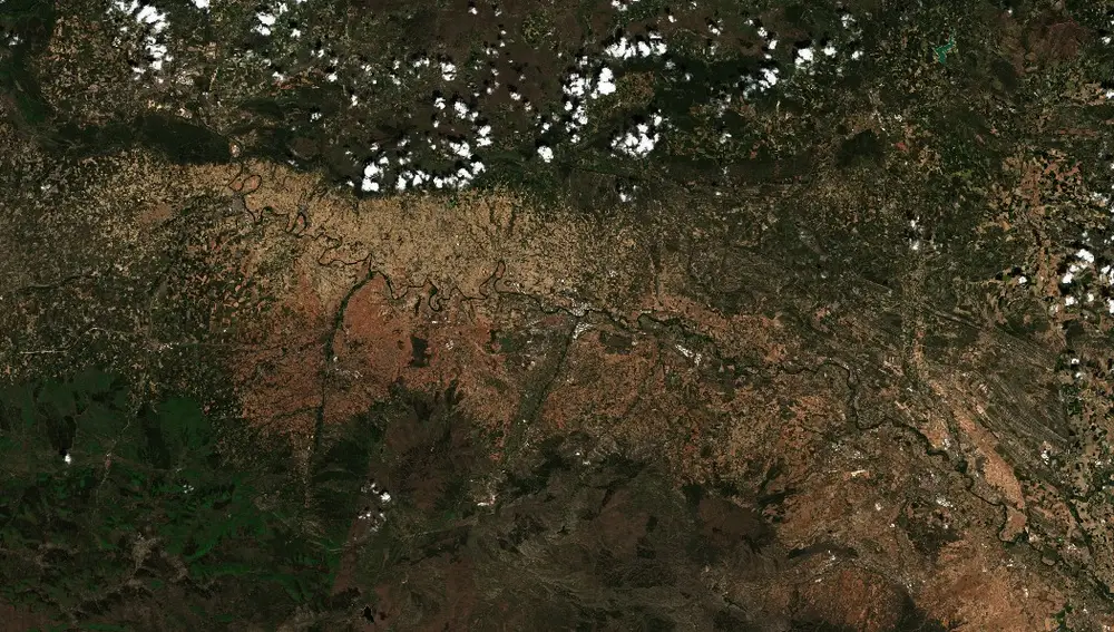 Vista satelital de La Rioja/10-05-2023