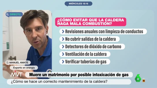 Manuel Amate, experto en energía explica cómo usar bien la caldera Manuel Amate, experto en energía explica cómo usar bien la caldera