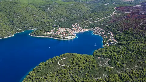 Isla de Korcula, en Croacia Isla de Korcula, en Croacia