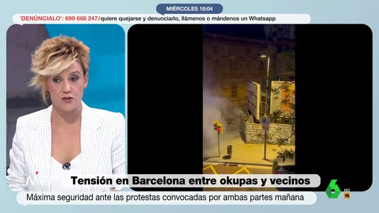 La reflexión de Cristina Pardo sobre las empresas de desokupación Benjamín Prado, Cristina Pardo e Iñaki López analizan en Más Vale Tarde la tensión en el barrio de la Bonanova después del anuncio de que una empresa de desokupación iba a intervenir en dos edificios okupados. Sus reflexiones, en este vídeo.