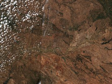 Vista satelital de Extremadura/10-05-2023