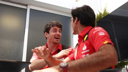 Charles Leclerc y Carlos Sainz Charles Leclerc y Carlos Sainz