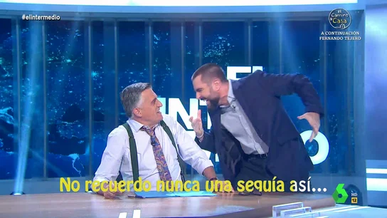 Dani Mateo canta en El Intermedio para invocar la lluvia: "No recuerdo nunca una sequía así" Dani Mateo canta en El Intermedio para invocar la lluvia: "No recuerdo nunca una sequía así"