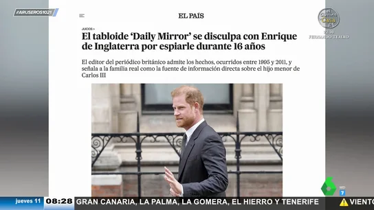 Daily Mirror reconoce que espió al príncipe Harry durante 16 años gracias a filtraciones de la Casa Real británica Daily Mirror reconoce que espió al príncipe Harry durante 16 años gracias a filtraciones de la Casa Real británica