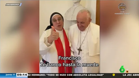 El papa Francisco llega a TikTok de la mano de sor Lucía Caram: "Te banco hasta la muerte" El papa Francisco llega a TikTok de la mano de sor Lucía Caram: "Te banco hasta la muerte"