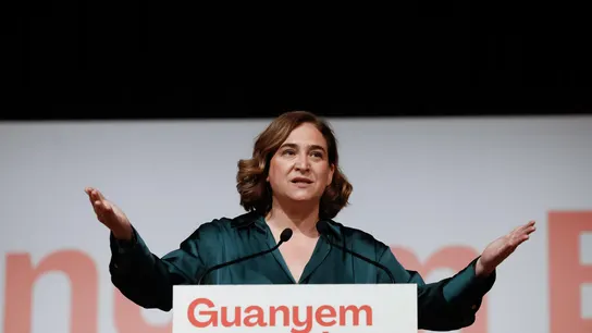 La alcaldesa de Barcelona, Ada Colau La alcaldesa de Barcelona, Ada Colau