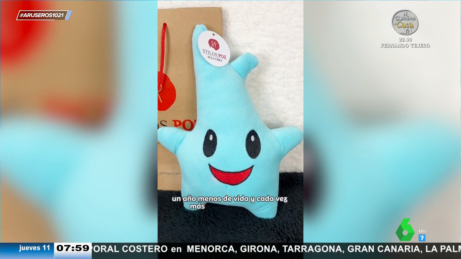 Este es el peluche parlante que tienes que regalar a quien no te caiga bien  en su cumpleaños: 