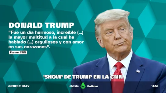 Trump anuncia que "indultará" a los asaltantes del Capitolio y presume de ganar apoyos tras la condena por abusos Trump anuncia que "indultará" a los asaltantes del Capitolio y presume de ganar apoyos tras la condena por abusos