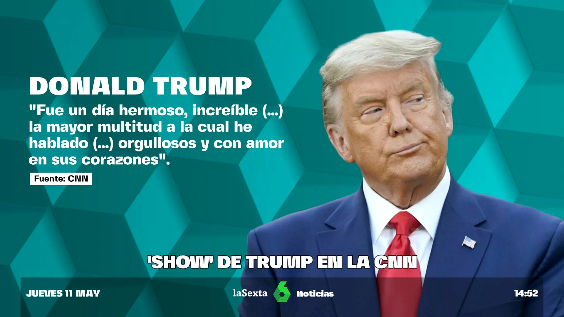 Trump anuncia que "indultará" a los asaltantes del Capitolio y presume de ganar apoyos tras la condena por abusos