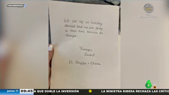 Una escuela multa a una madre soltera por llevarse a sus hijos de vacaciones en abril para ahorrarse dinero en el viaje Una escuela multa a una madre soltera por llevarse a sus hijos de vacaciones en abril para ahorrarse dinero en el viaje
