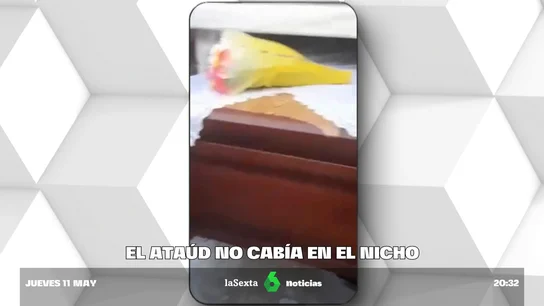 Tardan cuatro horas en enterrar a su familiar con obesidad mórbida porque el ataúd no cabía en el nicho Tardan cuatro horas en enterrar a su familiar con obesidad mórbida porque el ataúd no cabía en el nicho