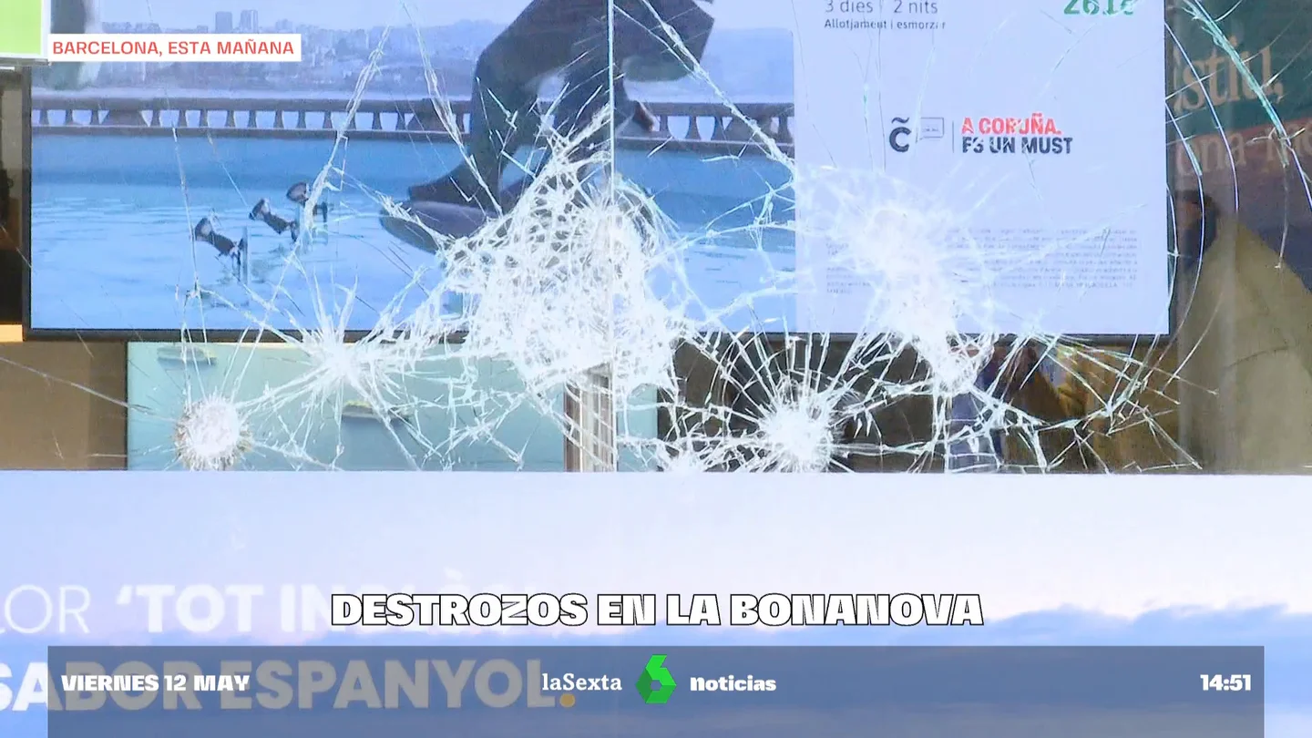Destrozos en Bonanova Destrozos en Bonanova