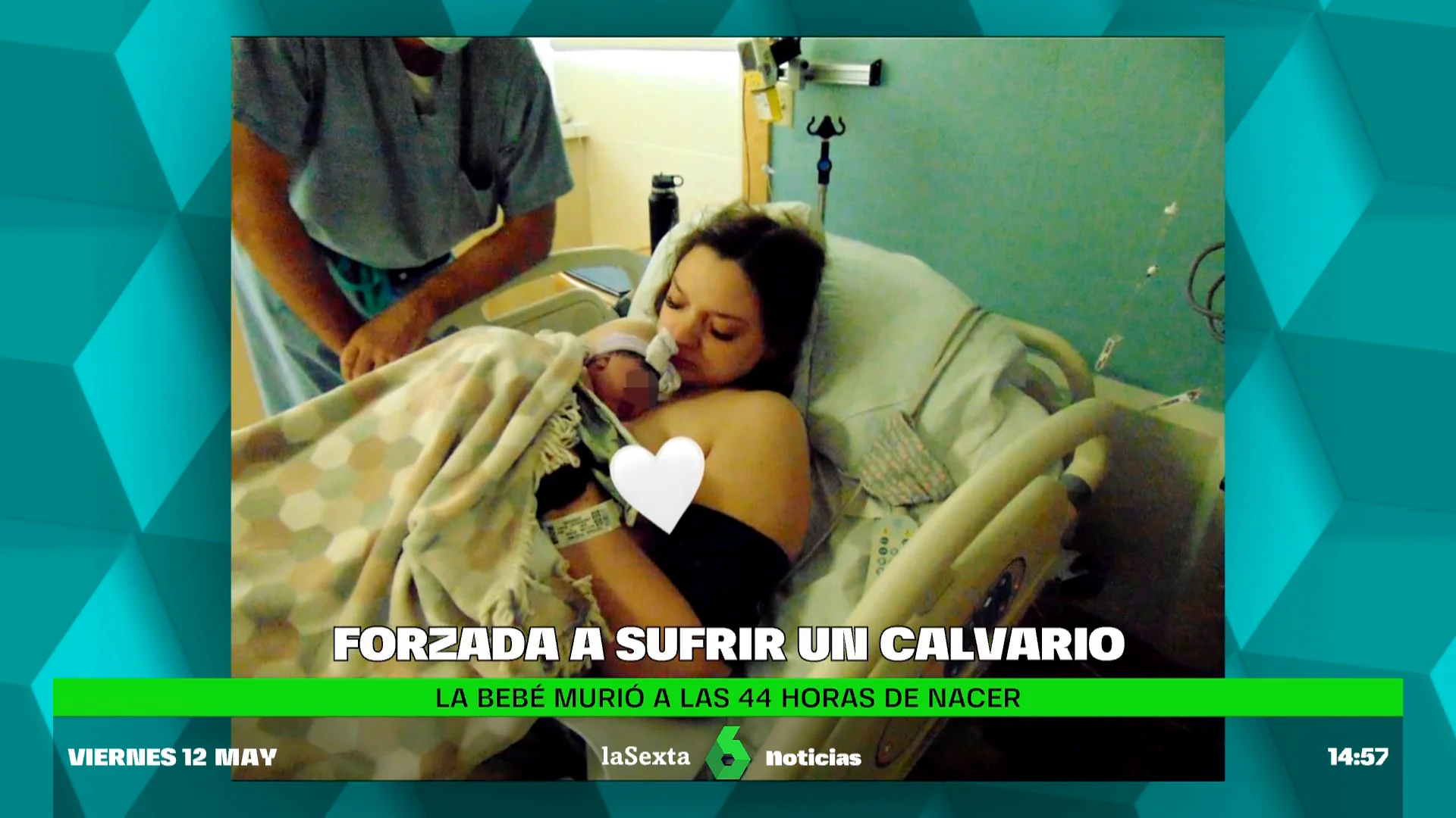 Dar a luz a un bebé enfermo para verlo morir: el calvario de Chloe, una madre estadounidense a la que prohibieron abortar