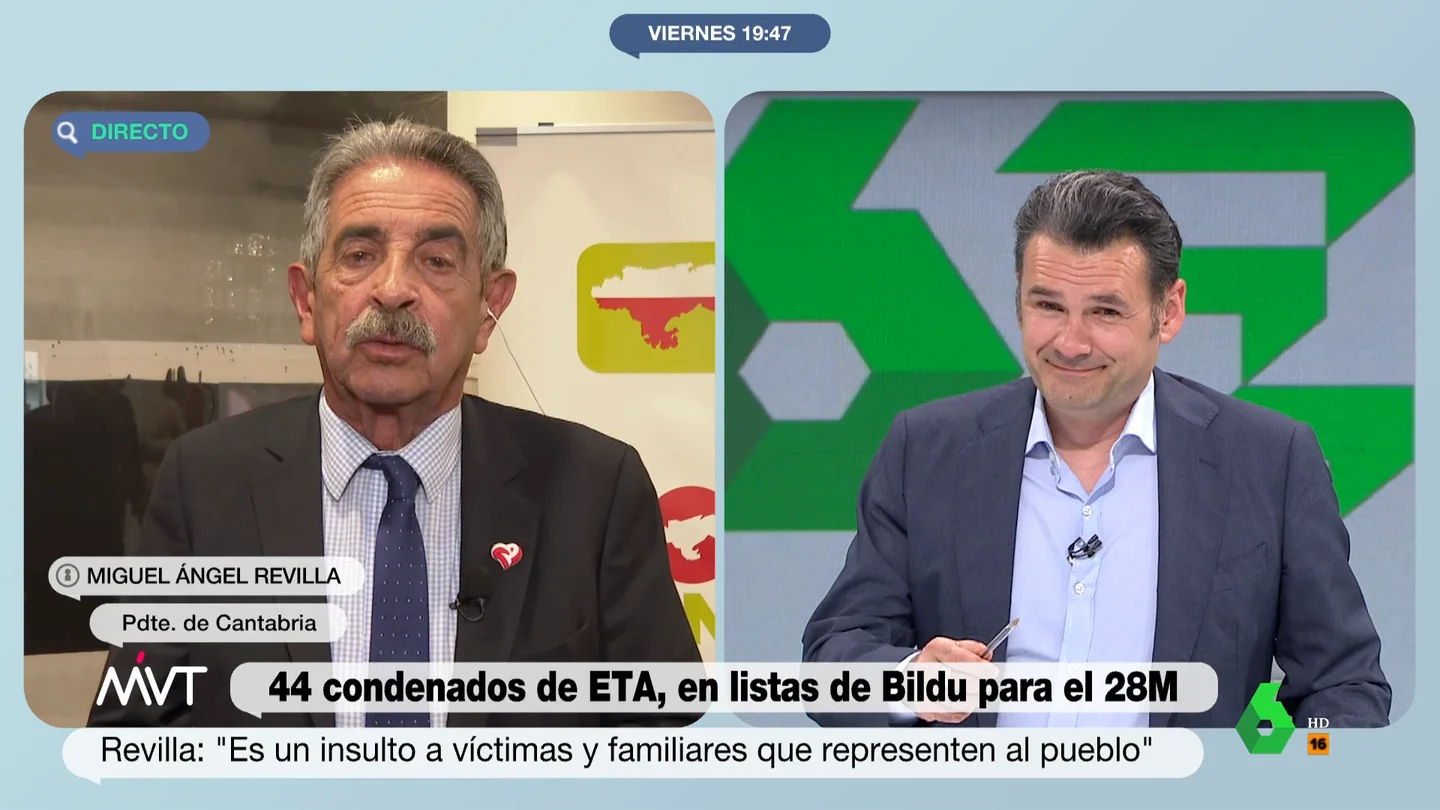 Revilla, muy indignado con Tezanos después de que el CIS pronostique su batacazo electoral: "El día 28 quedará en ridículo" Revilla, muy indignado con Tezanos después de que el CIS pronostique su batacazo electoral: "El día 28 quedará en ridículo"