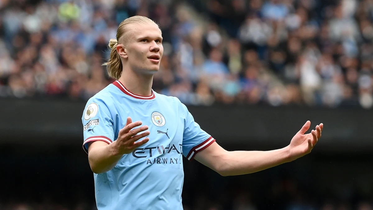 Erling Haaland, con el Manchester City