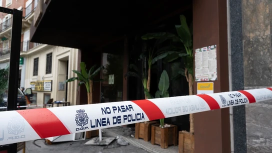 Restaurante incendiado en Madrid Restaurante incendiado en Madrid