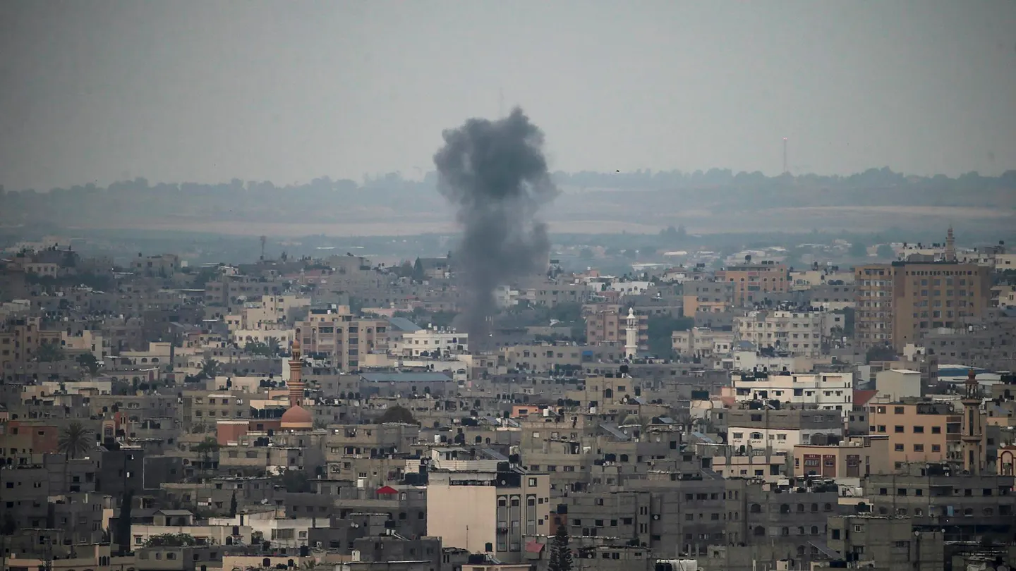 Enfrentamientos en Gaza este viernes. Enfrentamientos en Gaza este viernes.