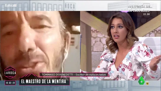 La periodista Sara Ramos, en La Roca. Sara Ramos