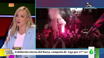 Así vivió Isabel Forner la invasión de los ultras al campo tras la victoria del Barça