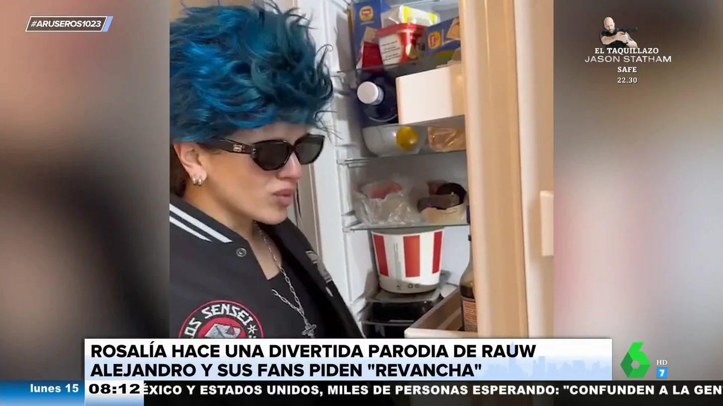 Rosalía arrasa en redes con su imitación de Rauw Alejandro: esta es la parodia viral Rosalía arrasa en redes con su imitación de Rauw Alejandro: esta es la parodia viral
