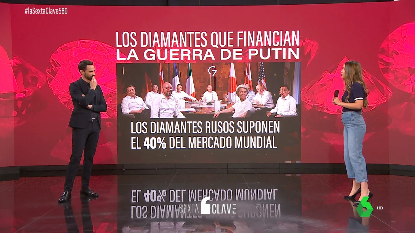 El G7 plantea una 'guerra de diamantes' a Rusia: un negocio millonario que tiene en Europa su principal mercado El G7 plantea una 'guerra de diamantes' a Rusia: un negocio millonario que tiene en Europa su principal mercado