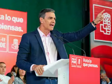 El presidente del Gobierno y líder del PSOE, Pedro Sánchez