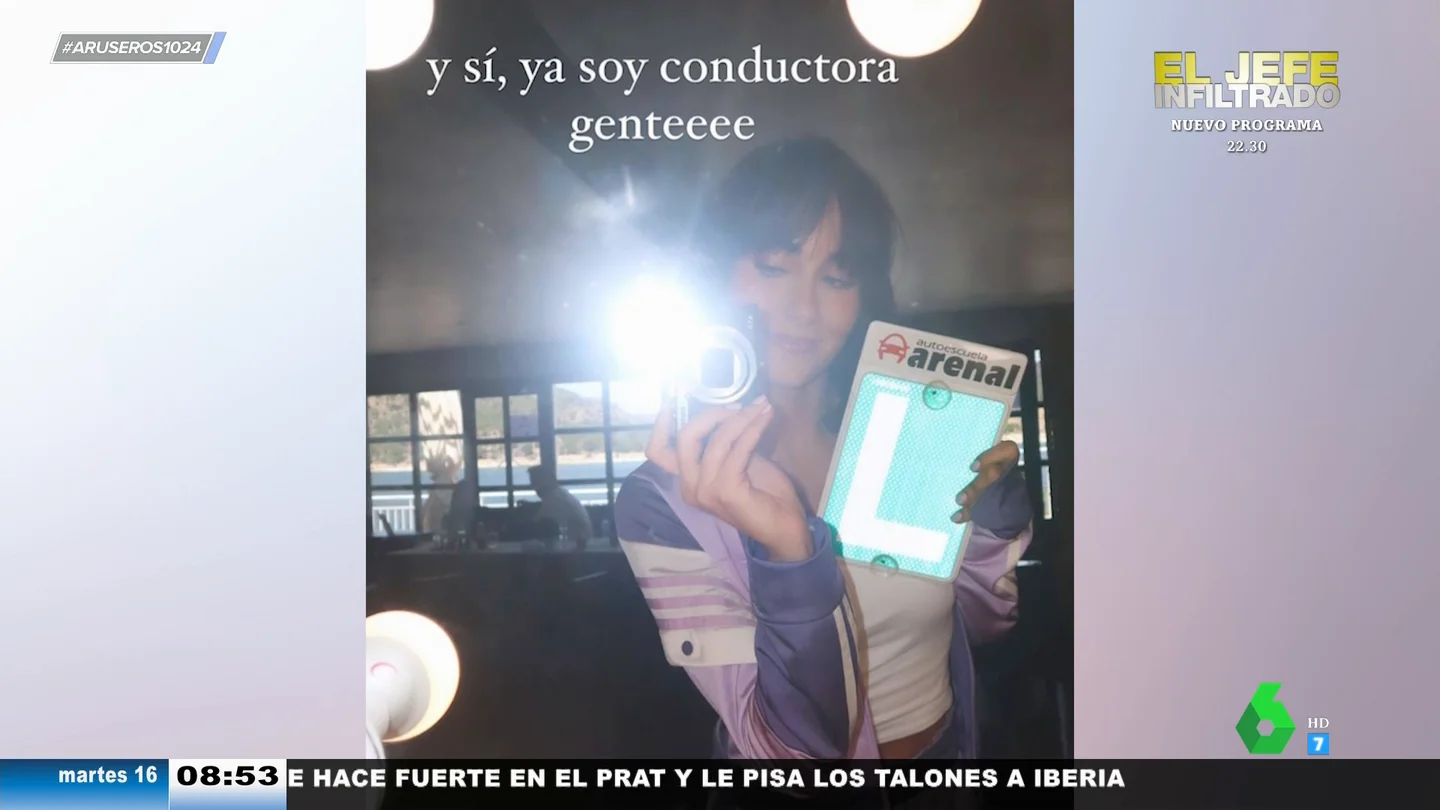 Aitana anuncia que ha aprobado el carnet de conducir en una foto con su nuevo corte de pelo Aitana anuncia que ha aprobado el carnet de conducir en una foto con su nuevo corte de pelo