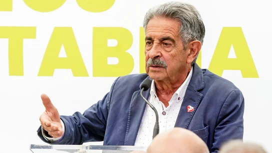 Fotografía de Miguel Ángel Revilla, presidente y candidato a los comicios del 28 de mayo Fotografía de Miguel Ángel Revilla, presidente y candidato a los comicios del 28 de mayo