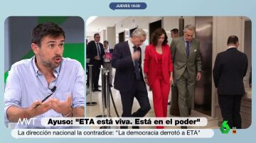 Ramón Espinar carga contra el "deleznable" discurso de Ayuso: "Desea que ETA siga viva para poder hablar así de la izquierda"
