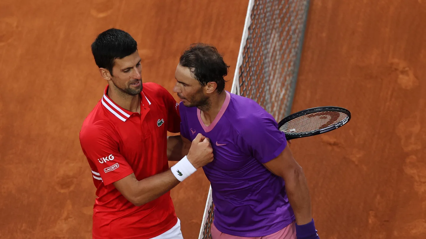 Novak Djokovic y Rafa Nadal Novak Djokovic y Rafa Nadal